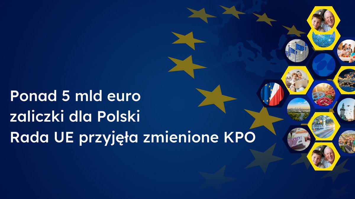 Ponad 5⃣ mld euro – w ramach zaliczki ze zmienionego 🇵🇱 #KPO trafi wkrótce do Polski - zdecydowano na posiedzeniu #ECOFIN w #Bruksela. 💬 Jej wypłata nie zależy od spełnienia jakichkolwiek kamieni milowych - minister @M_Jarosinska.