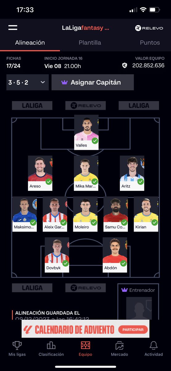 Salinaaaass's tweet photo. @tensionfantasy Tengo a Raillo y jugaria 4-5-1 sin Abdon
También tengo a Soumare https://t.co/go11VHpxSx