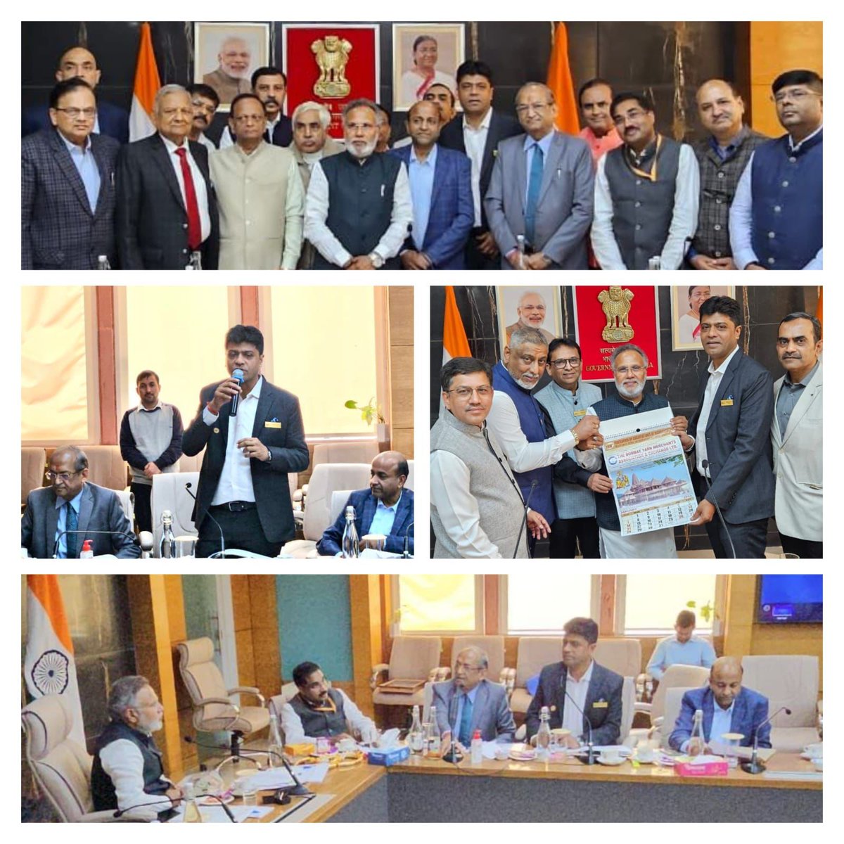 FAM President <a href="/jitendra98213/">Jitendra Mafatlal shah</a> Unveiling FAM Calender 2024 with Traders Board