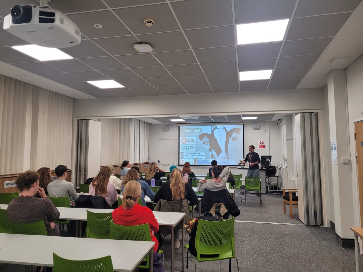 Yesterday our new University of Bristol Animal Welfare Society hosted it's final event of 2023 with <a href="/SeanWensley/">Sean Wensley</a>'s talk and book signing. A great way to round off a fab first term of talks and trips, all to encourage students to explore animal welfare! Here's to next year! 🐾