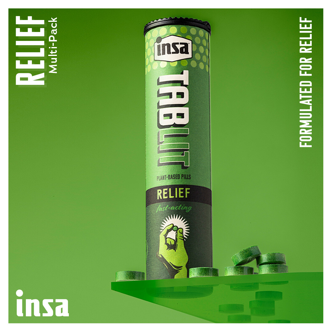insaforreallife's tweet photo. πΏ Introducing Relief Tablets: a thoughtfully crafted fusion of botanicals and calming cannabis designed to ease discomfort and enhance your well-being. Experience the power of relief with our carefully formulated tablets. οΏ½οΏ½ #FeelBetterLiveMore #ReliefTablets #insaforreallife https://t.co/YN1OaTZG64