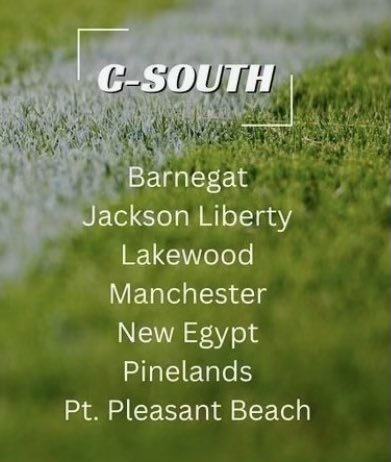 New divisions are out for the 2024 season! Barnegat is now in C-South. #ALLIN
