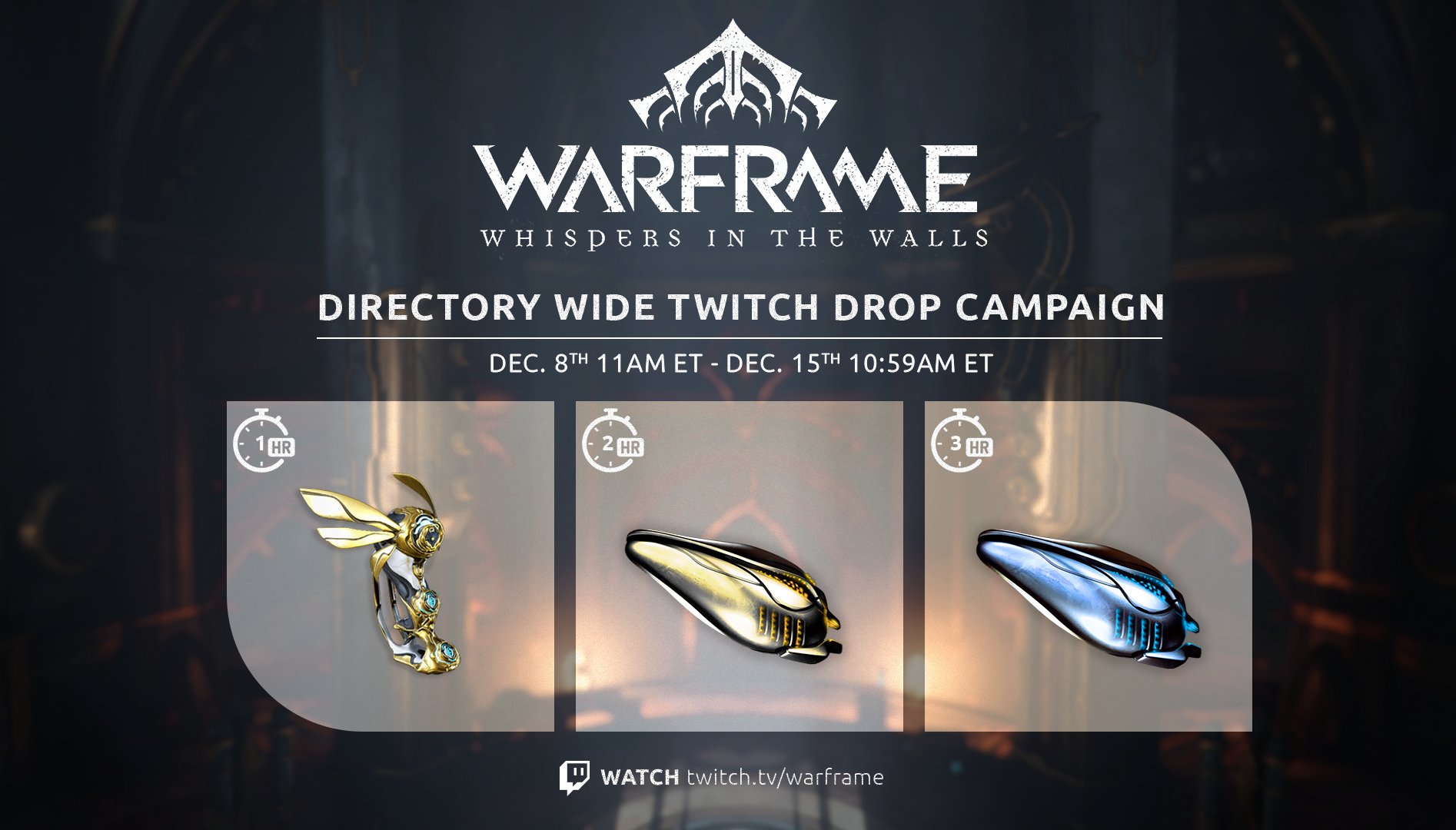 Warframe 10 Year Anniversary Twitch Drops Campaign - The Lodgge