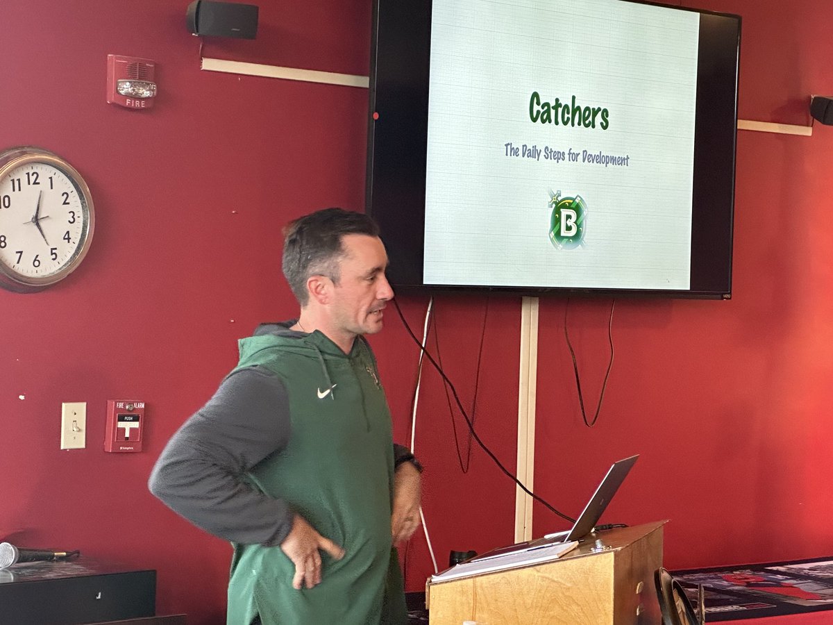 Good morning from the MSCA Coaching Clinic here at Trustmark Park.  We get started this morning with HC Andrew Gipson from Belhaven