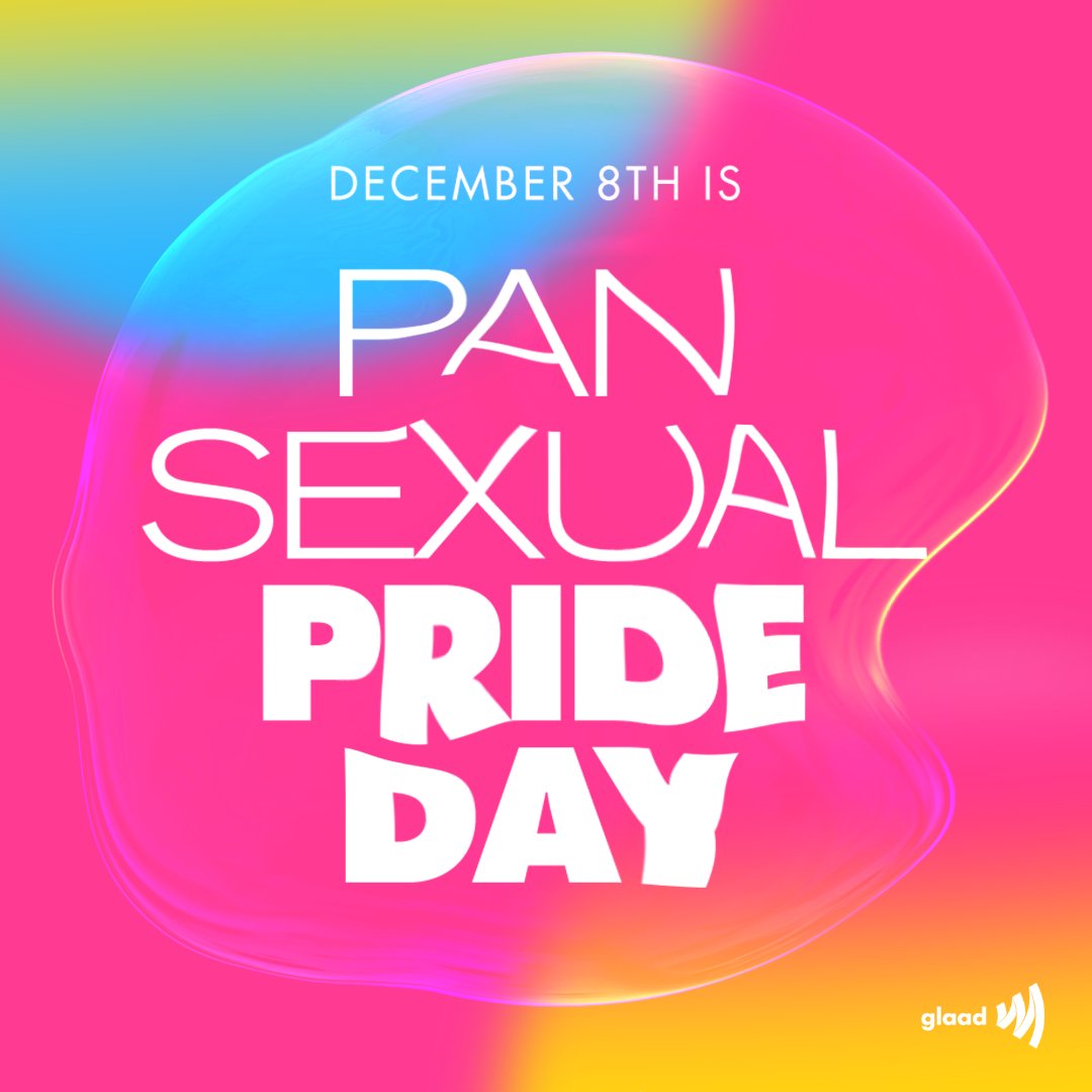 December 8th is #PansexualPrideDay, an annual celebration of the pan community! 

A pansexual person is one who has the capacity to form enduring physical, romantic, and/or emotional attractions to any person, regardless of gender identity.