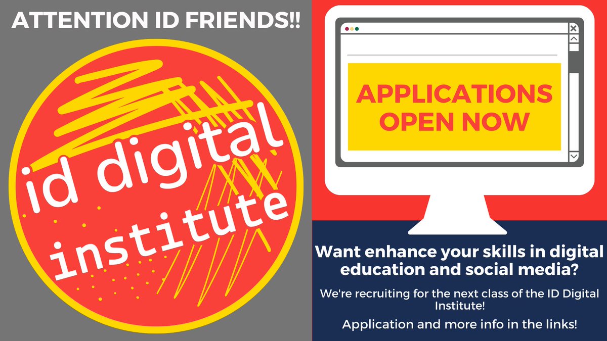 Want to enhance your skills in digital medical education and social media? The ID Digital Institute (IDDI) is taking applications for our next class! More info: febrilepodcast.com/iddi/ App open thru Dec 19th!!: forms.gle/EA5JT3tN5NDq3G… #IDTwitter #IDMedEd @ID_fellows