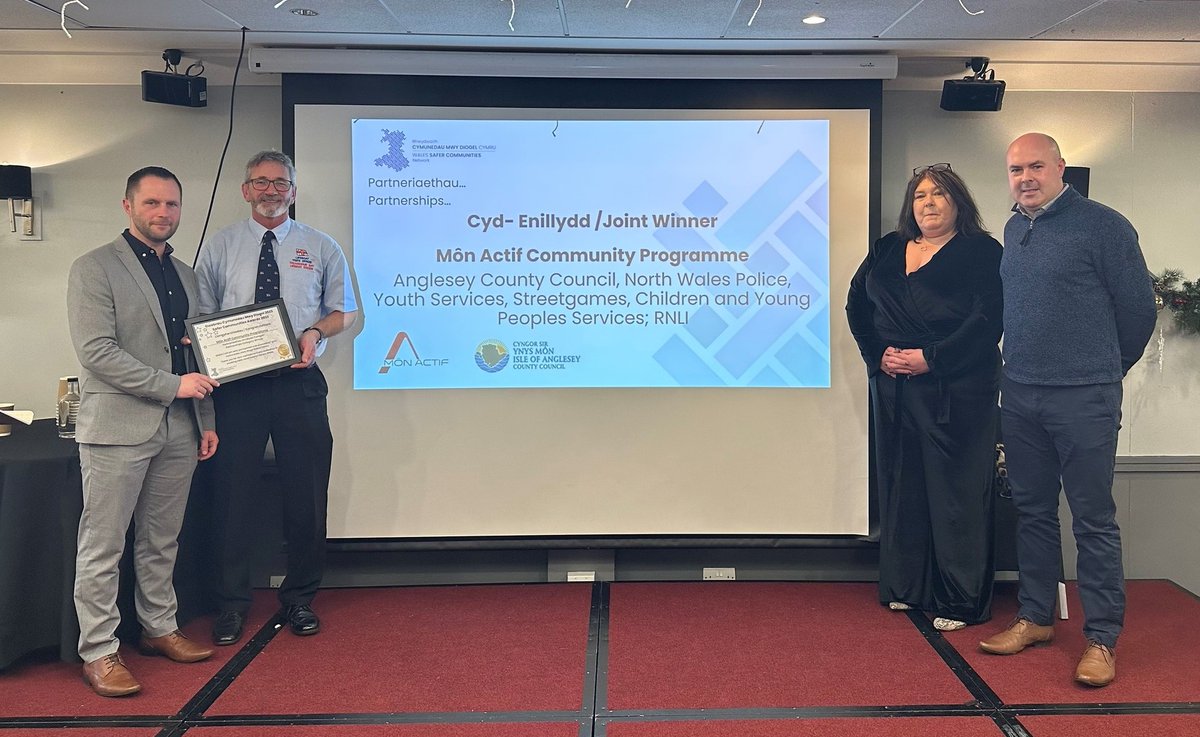 Multi-agency partnership programme wins national award. A multi-agency partnership programme aimed at promoting community safety amongst young people has won a national award. Read more here: anglesey.gov.wales/en/newsroom/ne… @nwp @NWPolice