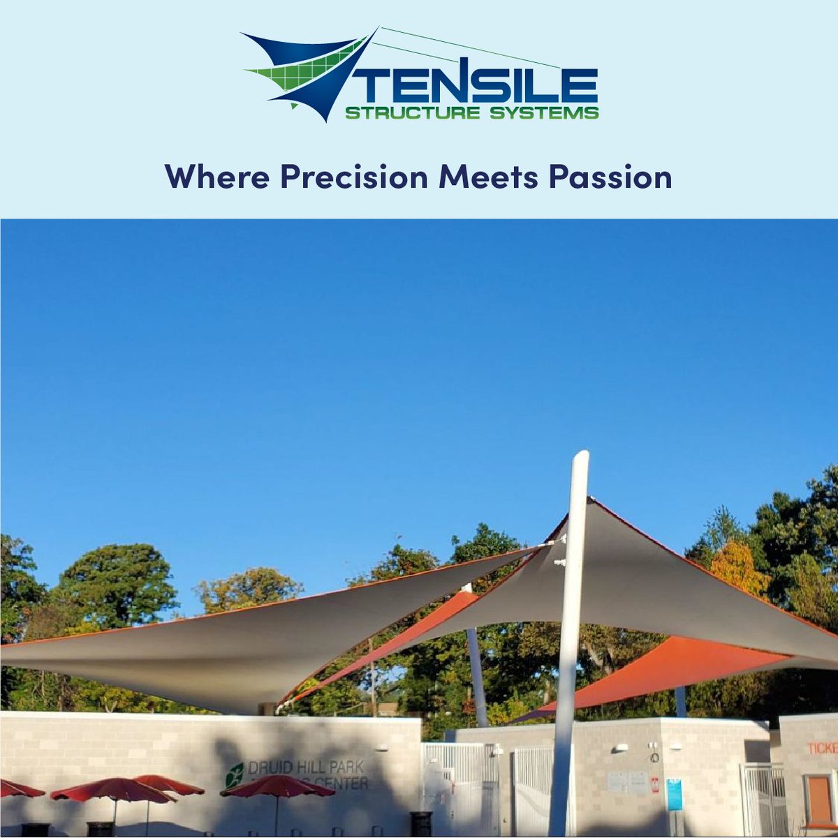TensileSystems's tweet image. Where precision meets passion, Tensile Structure Systems thrives. Step into a world of meticulous design and flawless execution. 

#PrecisionDesign #TensileStructureSystems #Shelterstructures #TSS