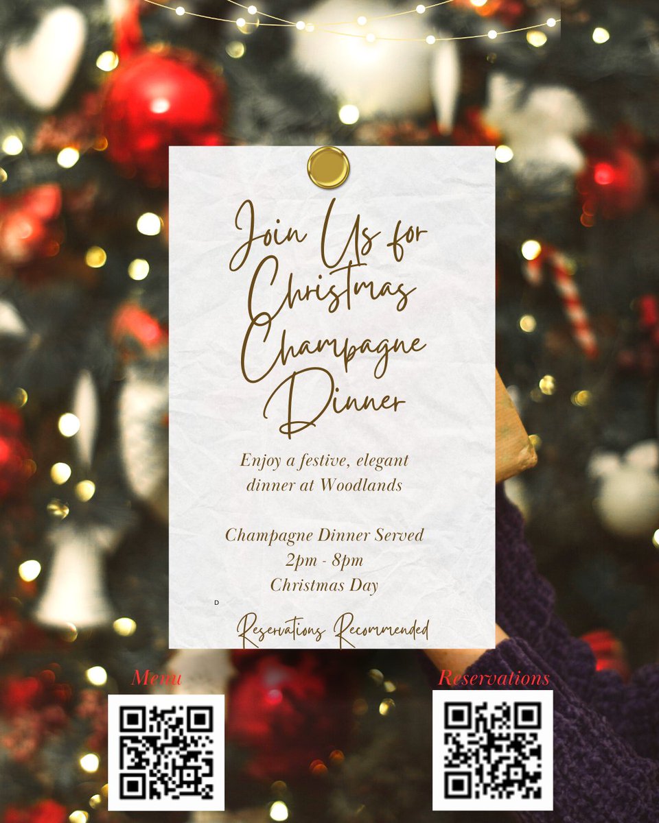 Enjoy an elegant, relaxing Christmas (we've got the cooking and the cleanup covered) Spend your day enjoying family and friends #flagstaff #christmasdinner