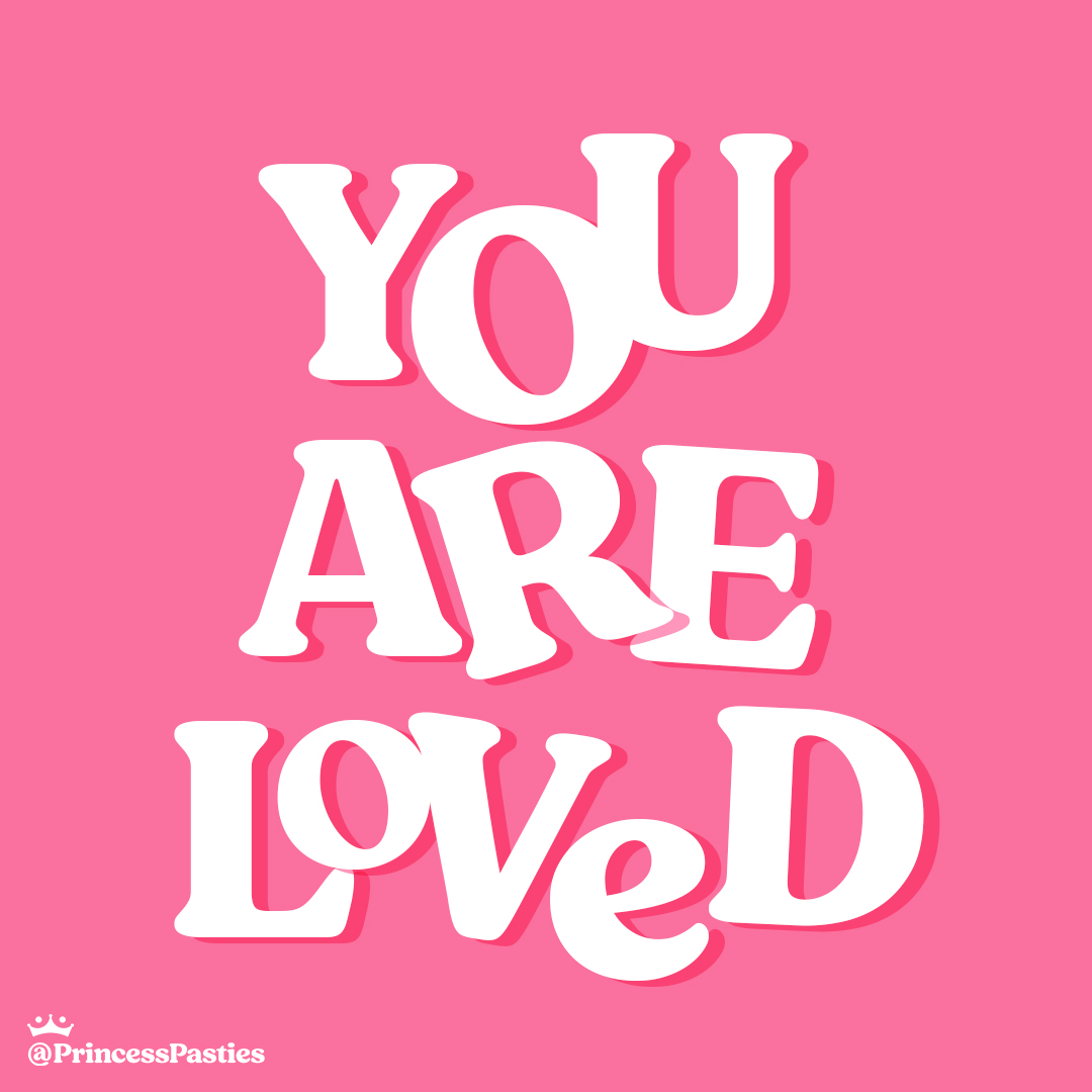 PrincessPasties's tweet photo. 👑 ✨ A friendly reminder that every princess deserves.

#princesspasties #selflove #selfacceptance #womenappreciation #youareloved https://t.co/ZLkE7e6sWy