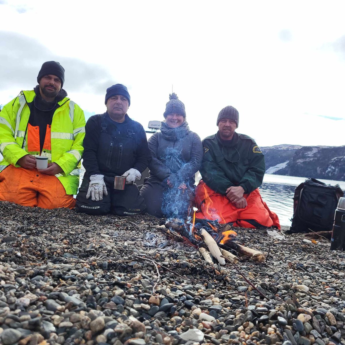 cpawsnl's tweet photo. 🌟 Big shoutout to @MFNGov amazing Indigenous Guardians! They work tirelessly year-round, braving all weather to safeguard our environment. Our Conservation Director joined them on the water despite the cold. Let's celebrate their dedication! 🙌 #IndigenousLedConservation #IPCAs https://t.co/14zh6wBbkI