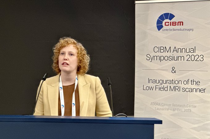CVMR_Lausanne's tweet photo. Wonderful inauguration of our Free.Max low-field system with a lineup of incredible invited speakers @ACampbell_MRI, @MRInicole, @giulia_ginami who shared their insights and vision about sustainability. Thank you @CIBM_ch, @PinaMarziliano, @FBM_UNIL, @CHUVLausanne, &amp; @snsf_ch! https://t.co/DM3Dj7Ogl8