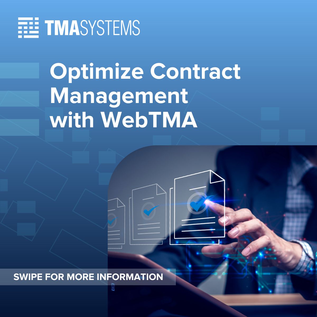 TMA_Systems's tweet image. Streamline Contract Management, end to end, for all your enterprise assets with WebTMA! Find out WebTMA’s Contract Management capabilities and benefits here:

hubs.ly/Q02cv80t0 

#WebTMA #ContractManagement #EnterpriseAssets