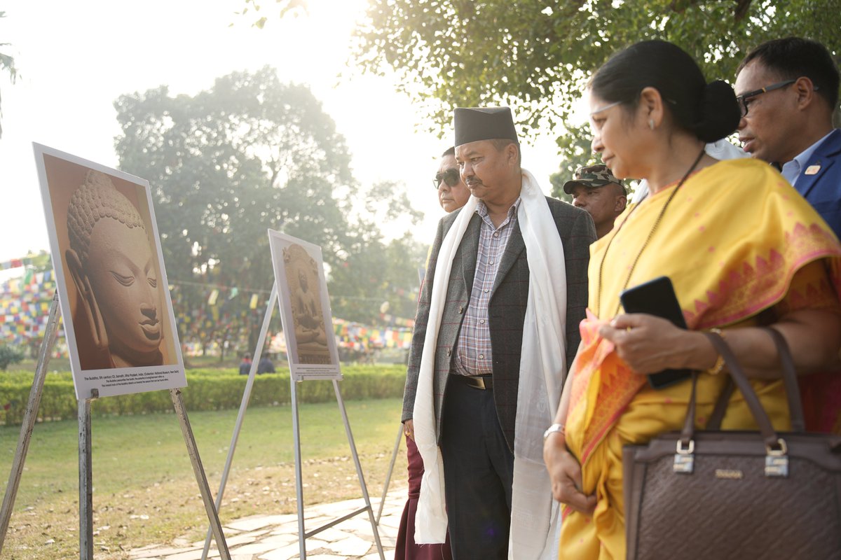 IndiaInNepal (@indiainnepal) on Twitter photo Ambassador Naveen Srivastava, Minister of Culture, Tourism & Civil Aviation 🇳🇵, <a href="/SudanKirati/">Sudan Kirati</a>, and CM Lumbini <a href="/ChaudharyDilli/">Dilli Bahadur Chaudh</a> jointly inaugurated an exhibition of photographs by <a href="/Benoy_Behl/">Benoy K Behl</a> as part of the on-going inaugural India-Nepal Cultural Festival in Lumbini. <a href="/MEAIndia/">Randhir Jaiswal</a> (1/3) Ambassador Naveen Srivastava, Minister of Culture, Tourism & Civil Aviation 🇳🇵, <a href="/SudanKirati/">Sudan Kirati</a>, and CM Lumbini <a href="/ChaudharyDilli/">Dilli Bahadur Chaudh</a> jointly inaugurated an exhibition of photographs by <a href="/Benoy_Behl/">Benoy K Behl</a> as part of the on-going inaugural India-Nepal Cultural Festival in Lumbini. <a href="/MEAIndia/">Randhir Jaiswal</a> (1/3)