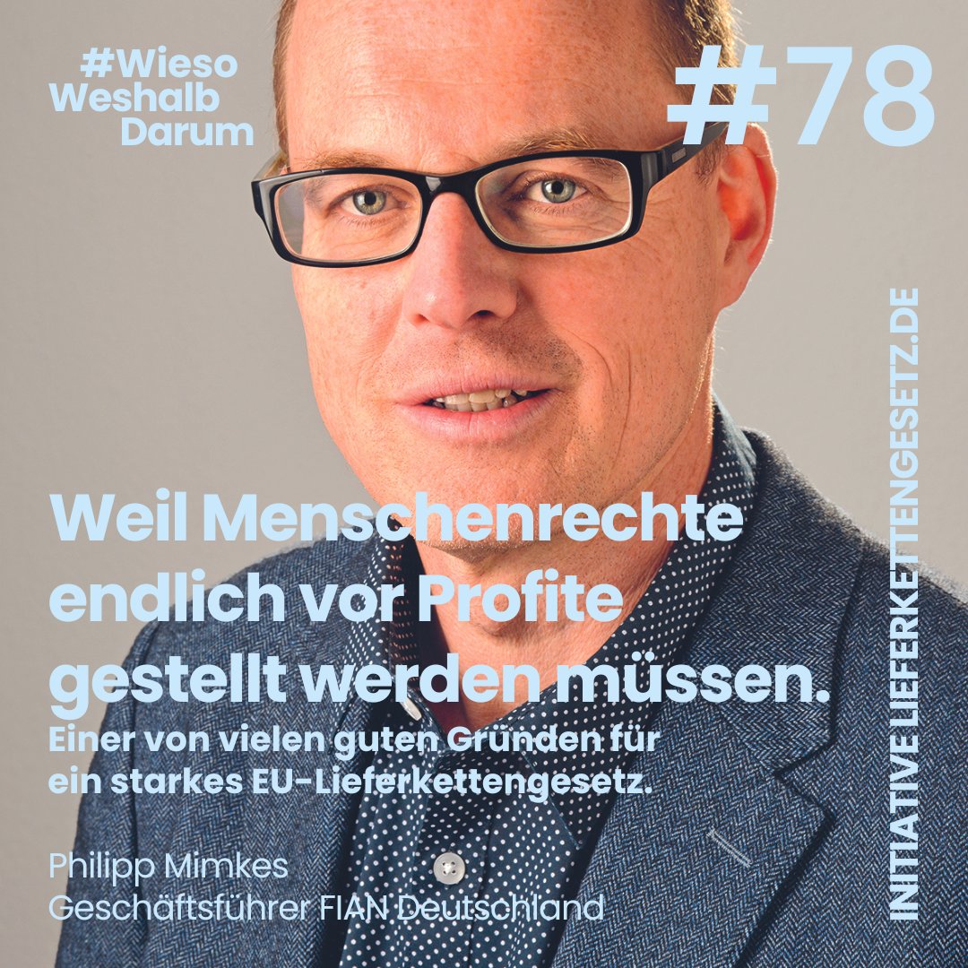 LieferkettenG's tweet photo. Landgrabbing, Pestizide, Wasserverschmutzung: Die Geschäfte von Unternehmen aus #Europa haben Folgen für Landwirtschaft und Hunger im Globalen Süden. 
Damit der Profit nicht auf Kosten der Menschen &amp; #Menschenrechte geht ➡️ Ja, zum
🇪🇺 #Lieferkettengesetz
https://t.co/JzXdjXTdaz https://t.co/dgC8GJ2xXu