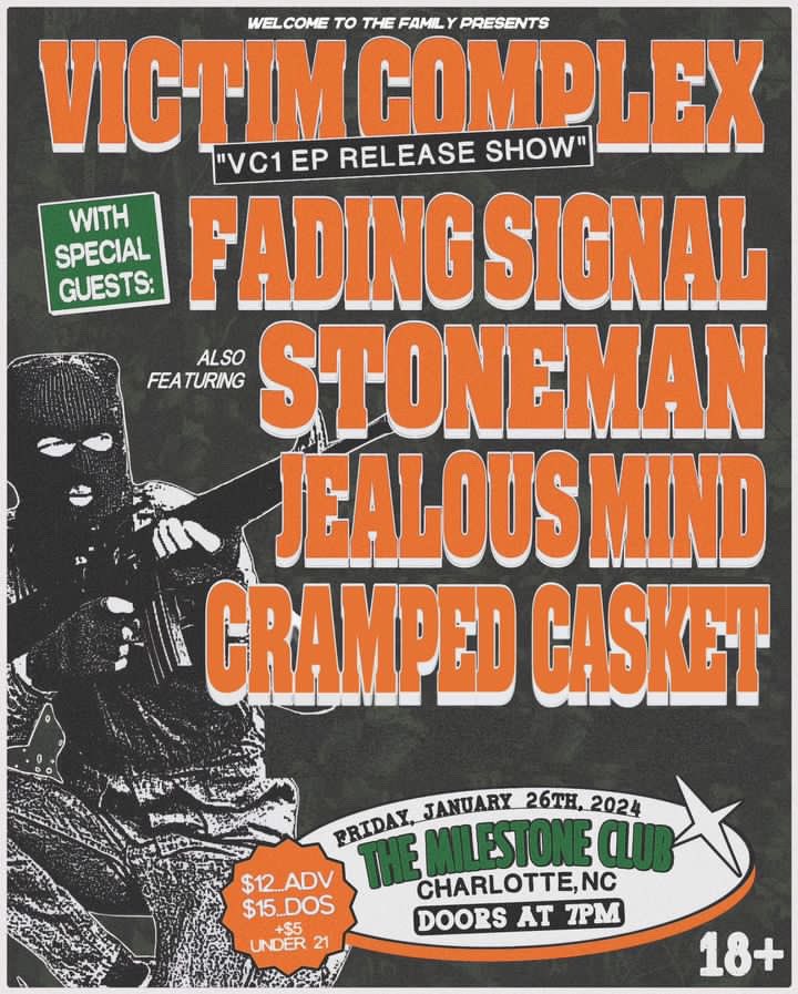 FIRST CRAMPED CASKET SHOW OF THE NEW YEAR TELL YOUR FRIENDS