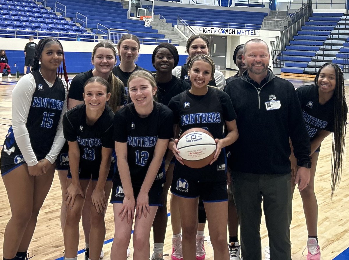 Congratulations to <a href="/JelisaJe271/">Jelisa Jackson</a> for being named State Farm player of the month for November.  Thank you <a href="/AgentAdamRope/">Adam Rope</a> and <a href="/RyanTimm14/">Ryan Timm</a> for acknowledging all the hard work put in by our kids!!!!
#ALL IN
#PantherTOUGH