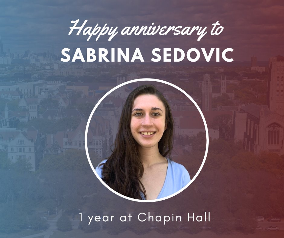 Associate Researcher​ Sabrina Sedovic created new and faster code for record linkage and calculating spells in applications. She also crafted activities that made a retreat fun & successful​: chapinhall.org/person/sabrina…. We love her reliability. Happy anniversary Sabrina! Thank you.