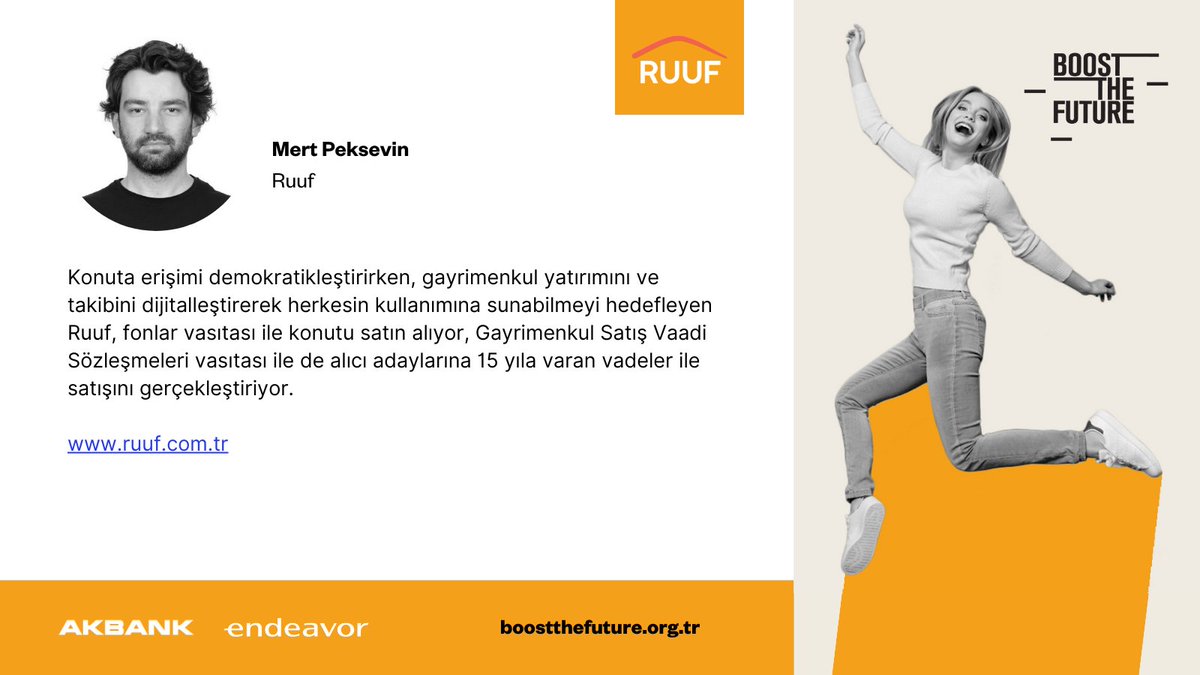 Boost the Future Demo Day'e Davetlisiniz!
📅13 Aralık, Çarşamba
📍Sabancı Center

@akbank iş ortaklığında düzenlediğimiz programda <a href="/jobtogo_co/">jobtogo.co</a> Octopus, <a href="/trypvx/">PVX</a> ve @ruuftech_ 'in yatırımcı sunumlarını dinlemek için kayıt yapın:
korvo.co/endeavor/boost…