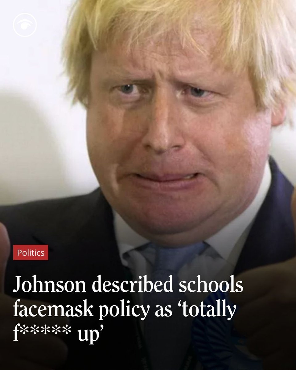 Boris Johnson referred to his own Government’s facemask policy as “f***** up” in the summer of 2020, the #CovidInquiry has heard. Full story 📰 tinyurl.com/33sd4pz6