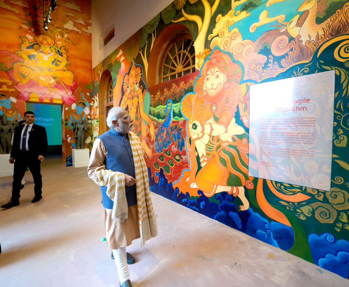 Thrilled to have visited the India Art, Architecture &amp; Design Biennale today. Such forums are vital in celebrating and nurturing our rich cultural heritage. They provide a unique platform for creative minds to converge, inspire and keep the vibrant legacy of Indian traditions