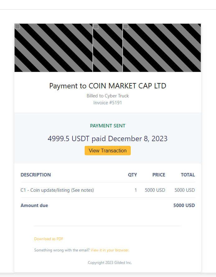 CyberEntire's tweet photo. CyberTruck 🌟

We have submitted the cmc application, let's wait and welcome the cybertruck to the moon again🚀

CMC FAST TRACK PAID 👍
Tx Hash:
https://t.co/nS9Trh6HD8 https://t.co/2YD3FNXu66