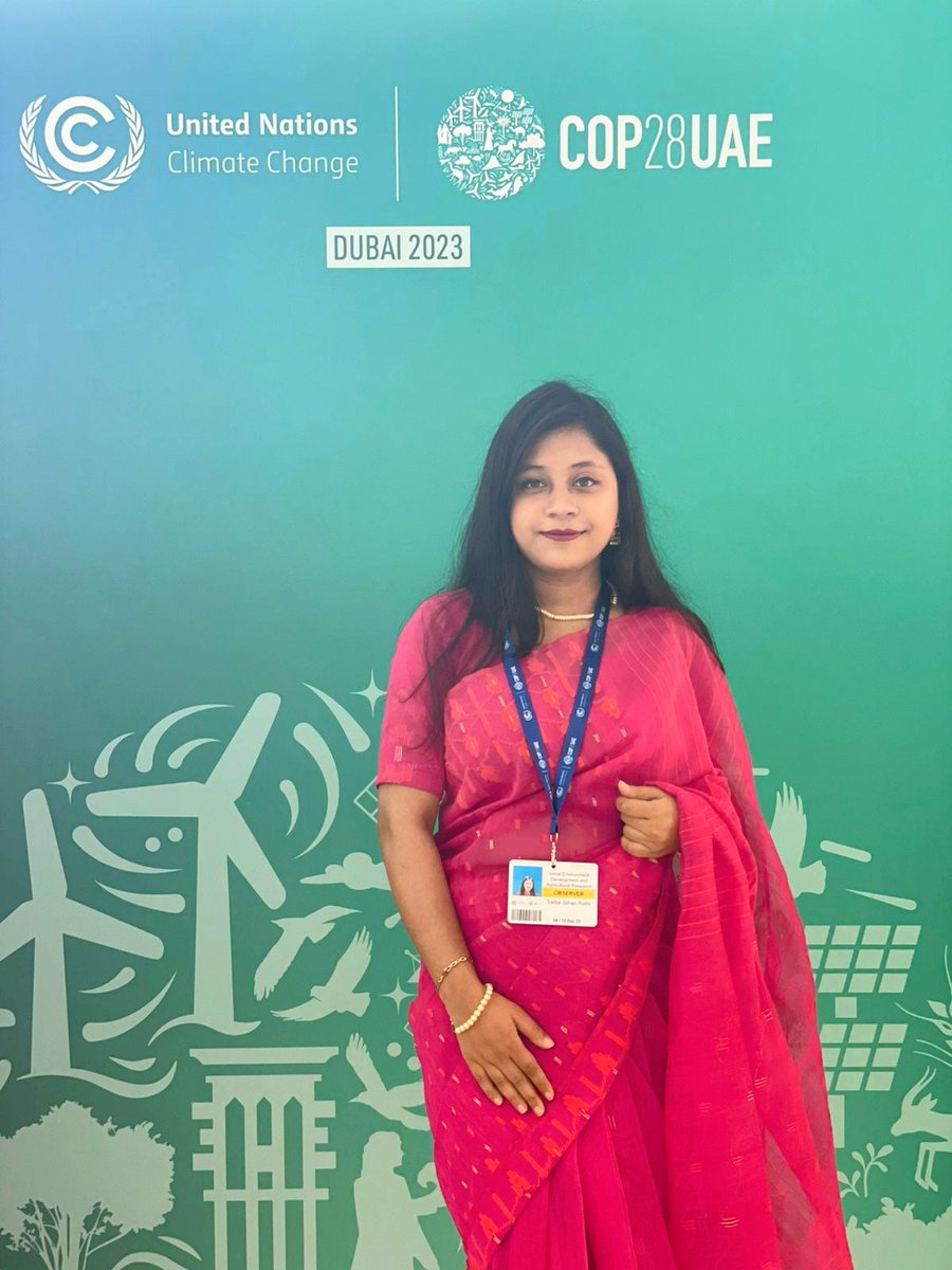 RothiJahan's tweet photo. As long as the passion of youths are at the forefront, we see nothing but hope in achieving a positive climate path. 

#YouthDay 
#COP28UAE #climateconnect 
#TheClimateConnection 
@bdBritish @EcoNet_Global @NorwayMFA https://t.co/VF88NzIp0h