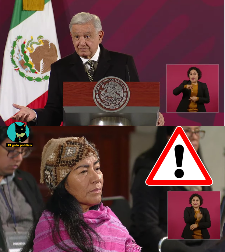 elgatopolitico_'s tweet photo. "No hay amiguismo, ni nepotismo, ni corrupción, por eso somos distintos, por eso no han podido ni podrán. Y también no somos represores, no mandamos a reprimir a nadie, no censuramos a nadie, no espiamos a nadie, no ordenamos masacres, no ordenamos torturas. Nosotros venimos de una lucha de años en favor de la justicia, llevo más de 40 años luchando por mis principios, entonces se equivocan: no somos iguales"

Olímpico calladón de boca de AMLO a Reyna Haydee. #Mañanera #ConferenciaPresidente
