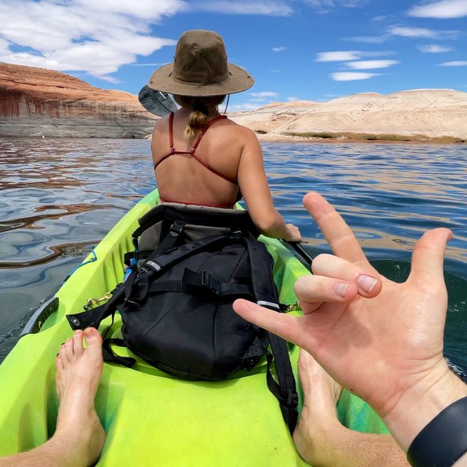 Good morning. I love you. Let&rsquo;s go on an adventure. 🤟🛶💦 https://t.co/9YBq2T9cZk