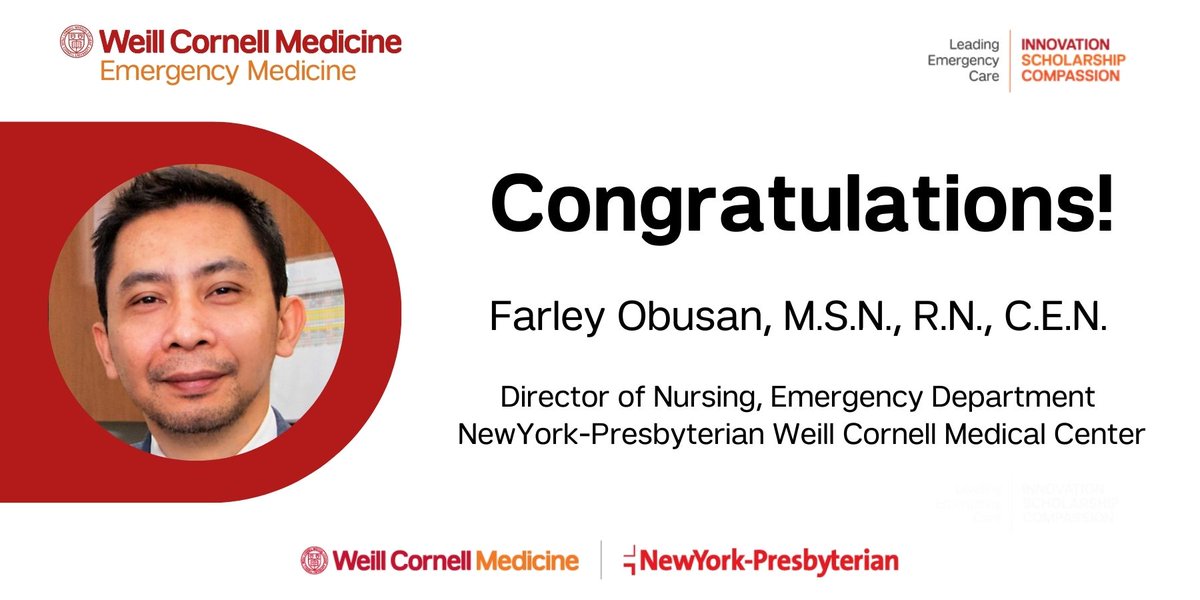 WCM Emergency Medicine (@WCMEmergency) / X