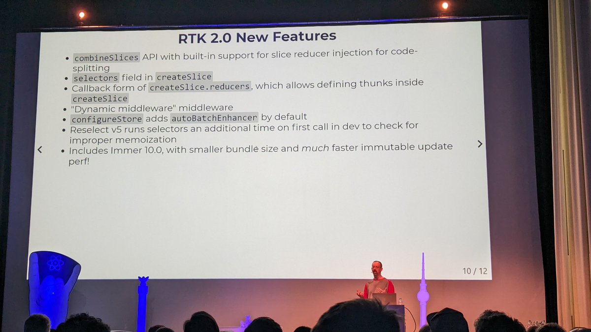 Interesting changes in RTK #reactdayberlin 🚀