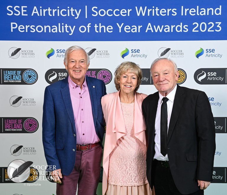 SoccerWritersIr's tweet photo. Our guests are a very stylish and equally handsome lot - looking great on arrival at our Awards Banquet today!๐คต
๐ท @sportsfile
#SWIAwards | @sseairtricity https://t.co/rfRC8beWly