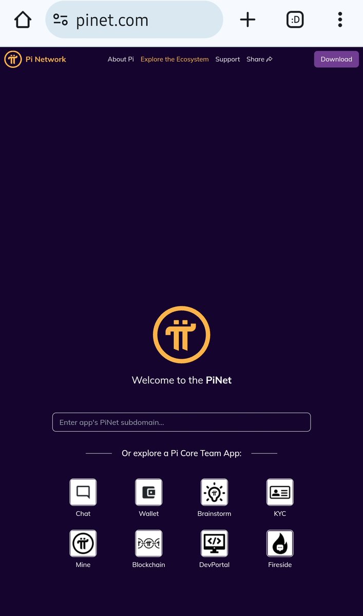 #Pioneers #PiNetwork 

ℹ️ TO REFER

✅️ Hiện tai đã có thể truy cập #PiBlockexplorer trên giao diện #PiNet

✅️ Từ #Pi2Day2023, duy nhất chỉ có #FiresideForum mở được trên pinet.com domain.
Một số #PiTestnetEcosystem chạy trên PiNet subdomain...