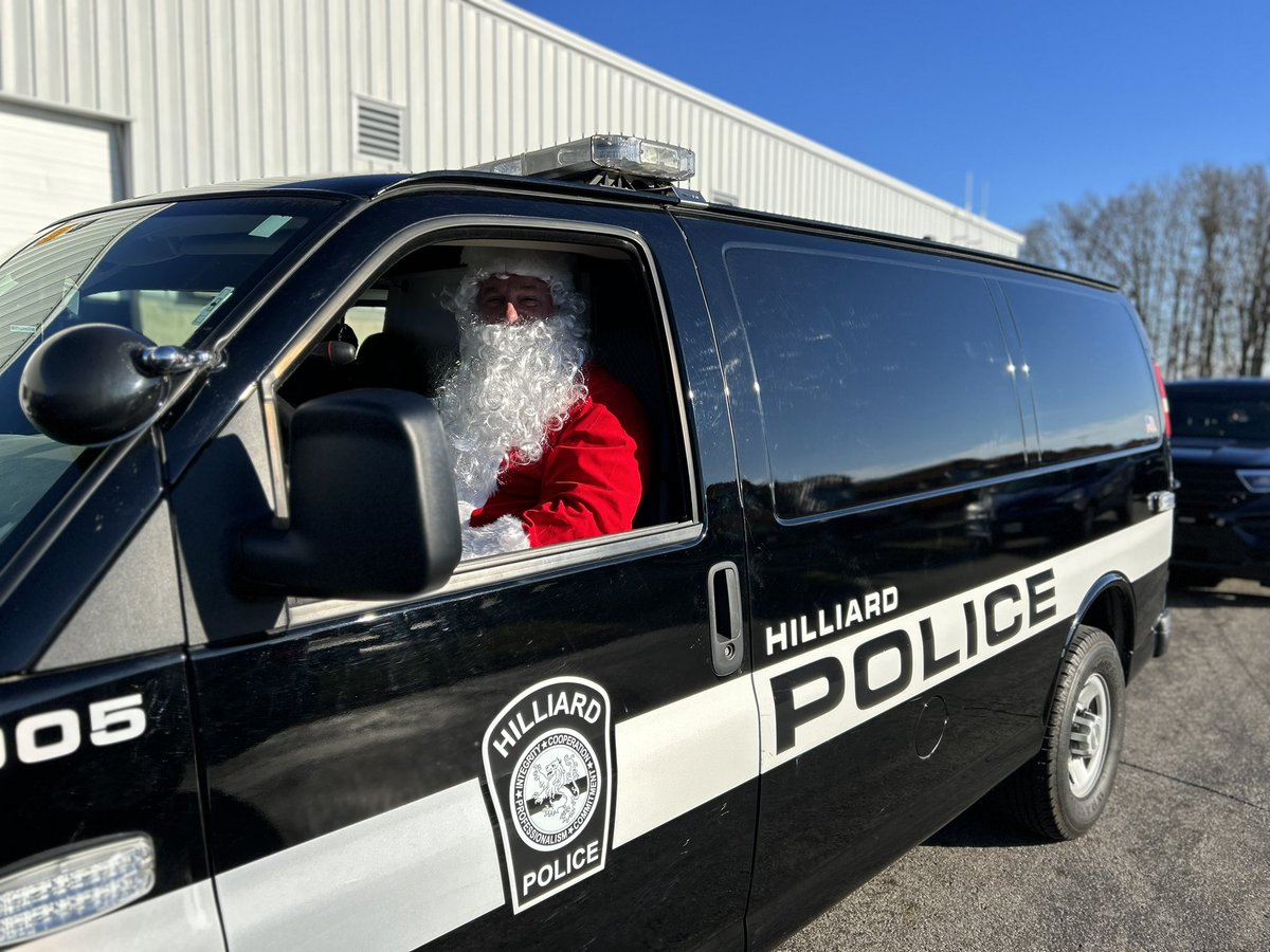 What do you think, has Santa been naughty or nice?? #cramthecruiser @Hilliard_Police