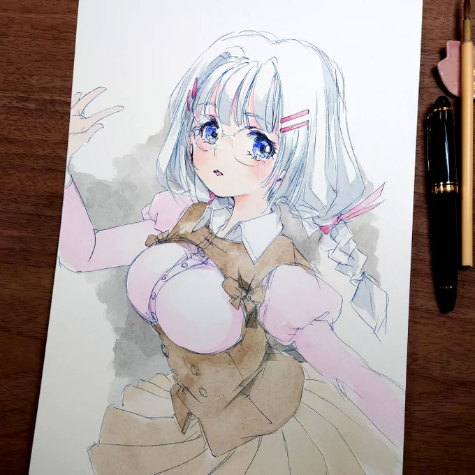 #見た人も何か無言で眼鏡っ子をあげる 