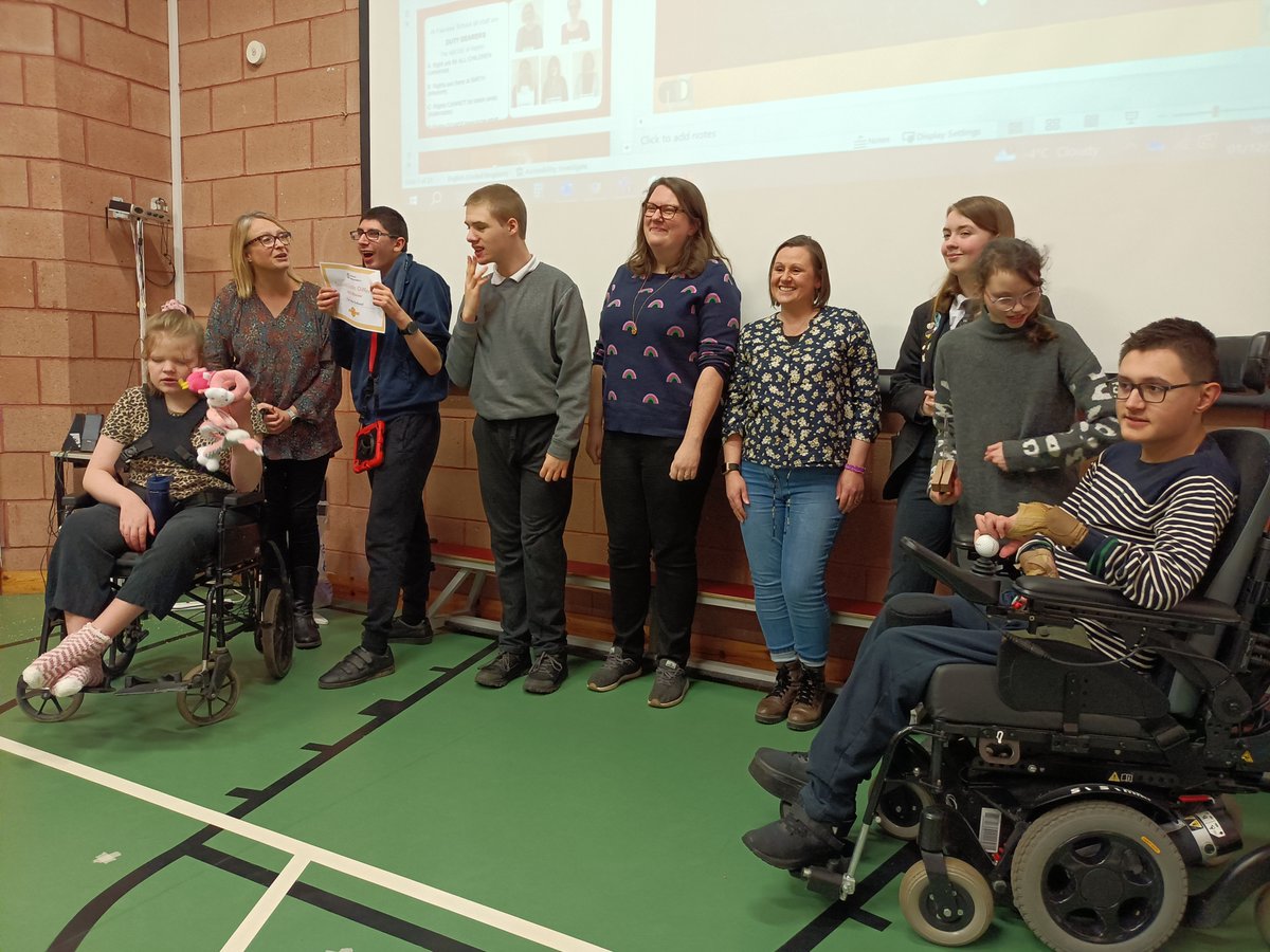Another day, another #SuccessLooksDifferent School! 

Last week some of our team were at the wonderful @OnlineFairview in Perth to present their award (Winner, Special School), accompanied by #InclusionAmbassadors Meg and Alex. 

Congratulations! 👏 

@AlvaAcademy @TheCSoA