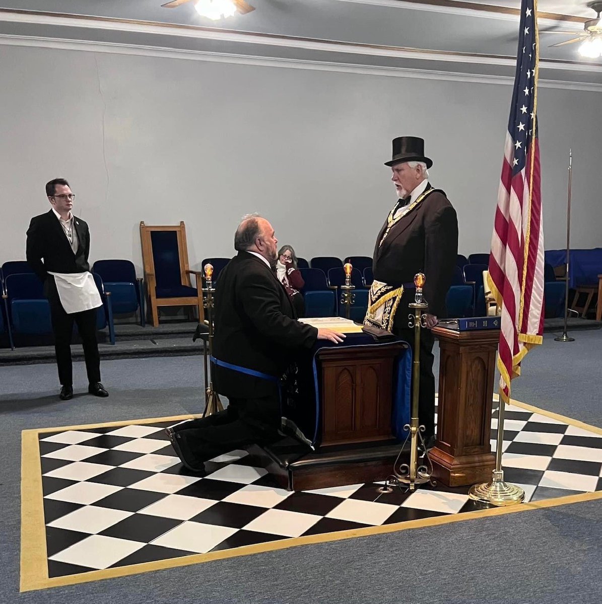 GLofMichigan's tweet photo. Congratulations to WM Bob Parisi and all of the 2024 officers installed last weekend at Architech University #569 F&amp;A.M.!  Here's to a great year! https://t.co/NJu41shjRO