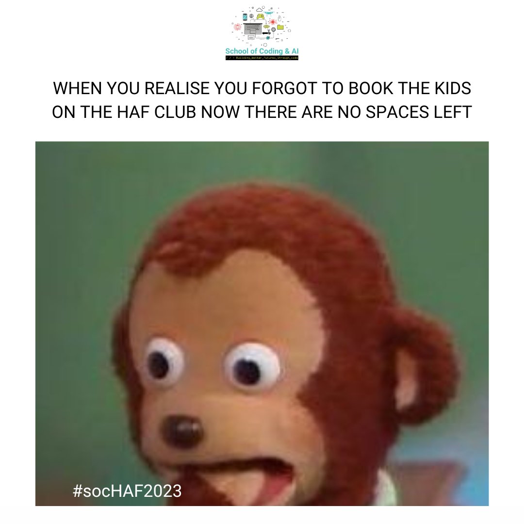 schoolofcoding's tweet image. Seriously, if you don't snag your spots now, they'll vanish in a blink! Reserve your space ASAP to steer clear of any letdowns schoolofcodinguk.com/haf-holiday-cl…
@WRight4Children
#schoolofcodingai #holidayclubs #sochaf #free #walsallchildren #januaryhalfterm #christnmasbreak #HAF2023