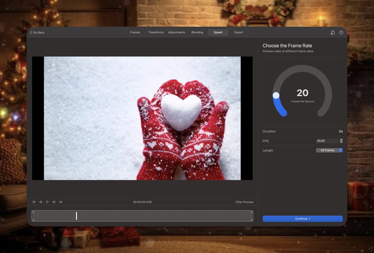 Setapp's tweet photo. Create holiday photo lapses with GlueMotion — from regular time lapses to photo sequences, the app will help you turn sets of images into a MOV file📽️ https://t.co/KhZCPW2fpK