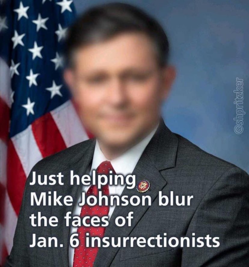 AnnieForTruth's tweet image. Mike Johnson gets a little help from his friends…exposing those lying, corrupt frauds!