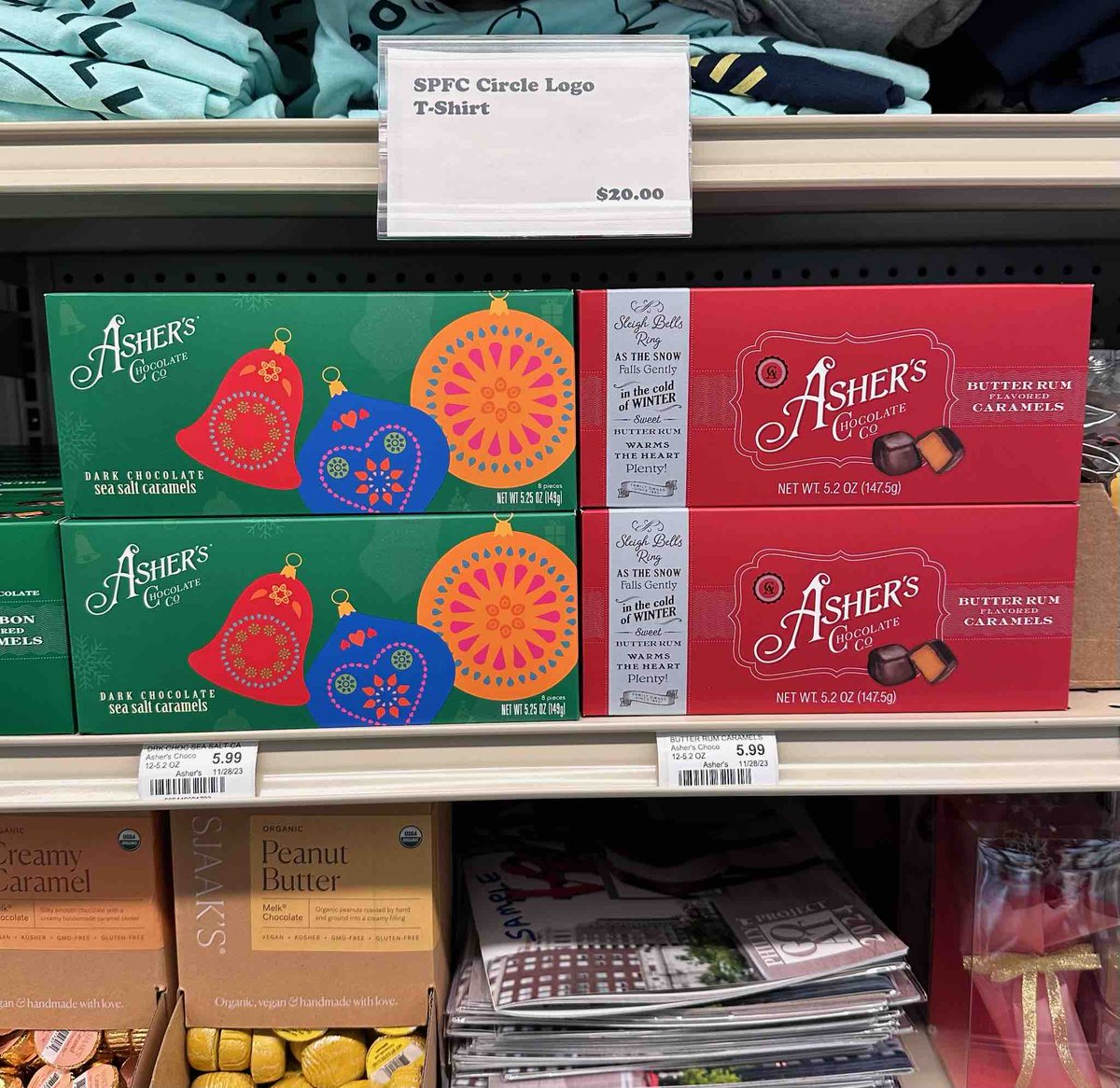 Check out all of the delicious, seasonal Asher’s Chocolates we stocked our shelves with this month! 👀🍫

Asher’s Chocolate Co. is a local family run business that offers award-winning selection of chocolates and other sweets.