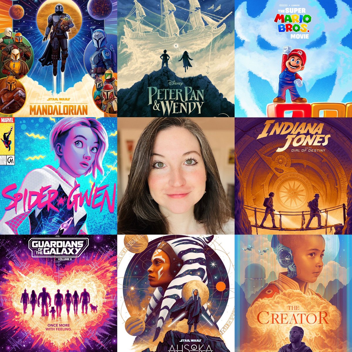 #artvsartist2023 5 official projects for Poster Posse kept me busy for the first half of the year. I snuck in 3 smaller fanart pieces just for fun, & throughout the year I’ve worked on licensed prints that aren’t out yet, which I look forward to being able to show you!