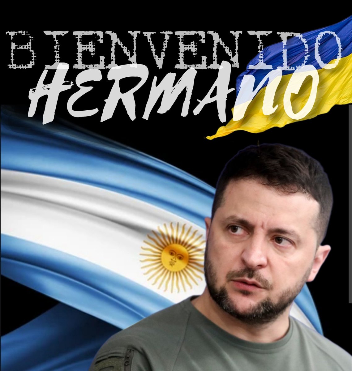 Bienvenido a la Argentina Zelensky...!!!
🇦🇷🫂🇺🇦❤️