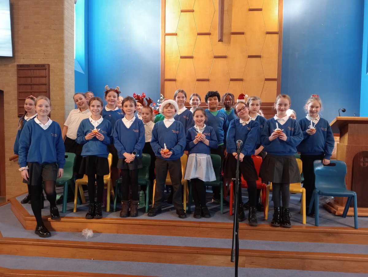 So proud of our choir who sang amazingly at the Christingle today! #TABisFAB