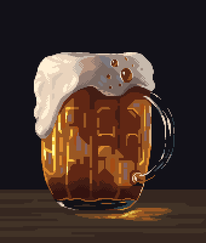 PixelArtJourney's tweet photo. Beer from about a year ago #pixelart https://t.co/jZ9aTnMKy6