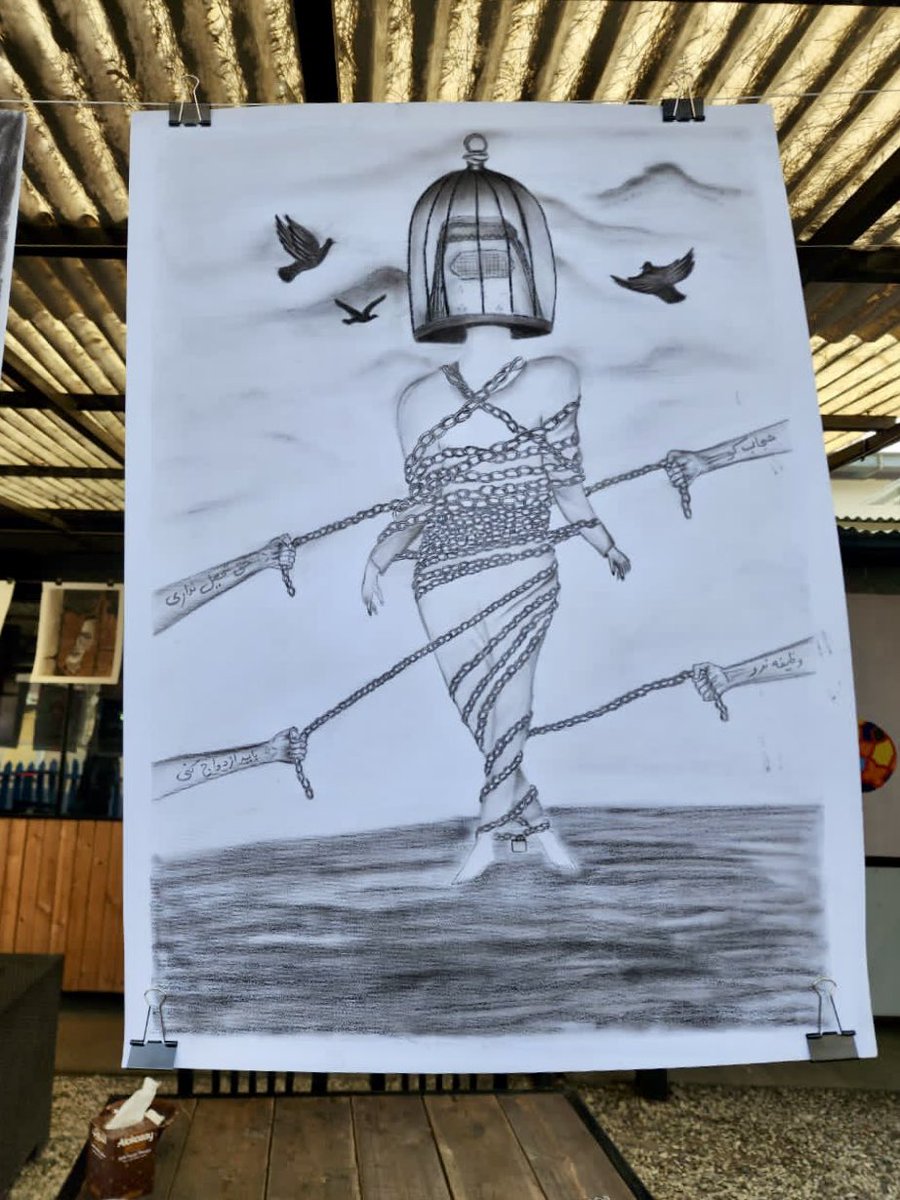 OmaidSharifi's tweet photo. In Kabul, we asked a 100 young Afghan girls that how are you feeling? Words failed them, but their eyes, filled with tears, spoke volumes. They chose to express their emotions through drawings. In this post, I share their profound agony and pain. Let's come together to amplify their voices and stories.

#ArtLords #Afghanistan #RecognizeGenderApartheidinAfghanistan