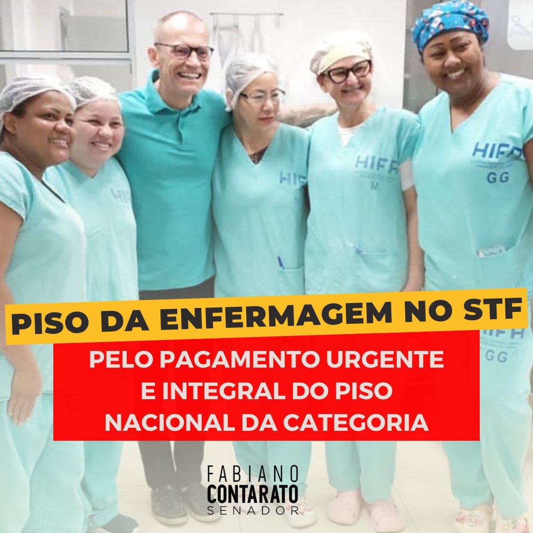 ContaratoSenado's tweet photo. PISO DA ENFERMAGEM: O STF começou a julgar hoje os recursos apresentados para o cumprimento total do piso nacional da enfermagem. Na prática, o julgamento vai avaliar pontos da decisão do STF, de julho, que limitou o pagamento. https://t.co/NZp4nrUoMz
