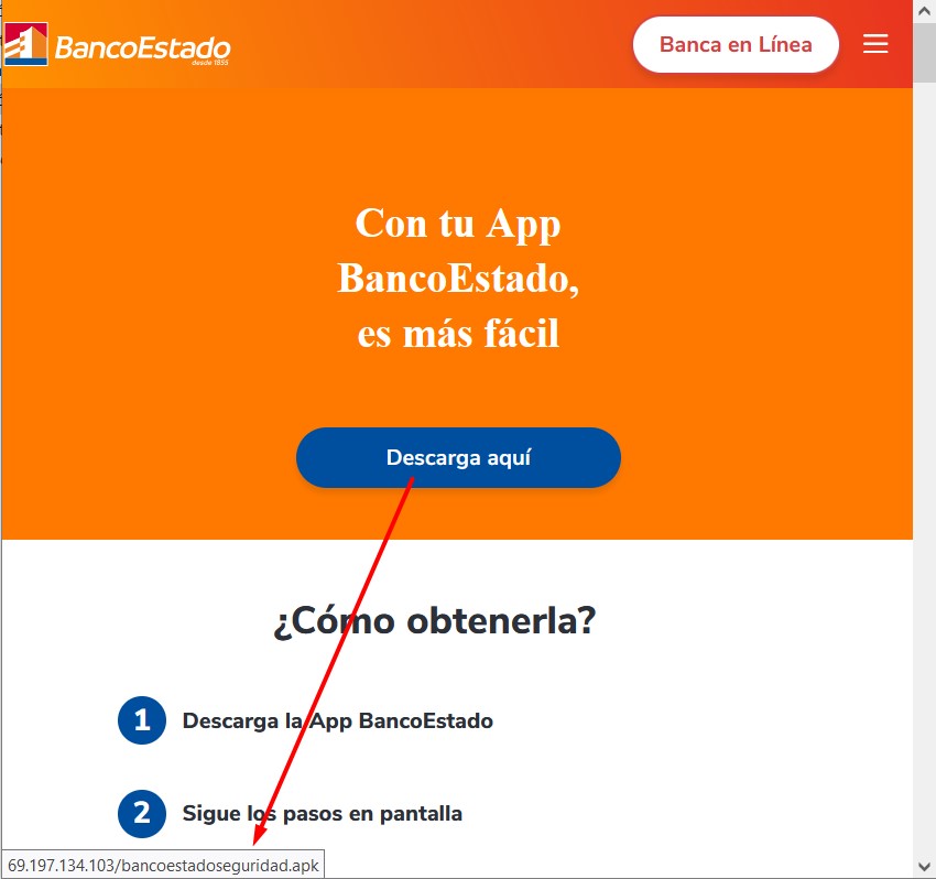 1ZRR4H's tweet image. ⚠️ #SpyNote Android RAT dirigido a Chile 🇨🇱 y suplantando a Banco Estado y Banco Santander.

Para infectar a sus víctimas, el atacante realiza campañas de #phishing a través de la técnica conocida como BITB (Browser In The Browser). Ref: mrd0x.com/browser-in-the…

69.197.134.103…