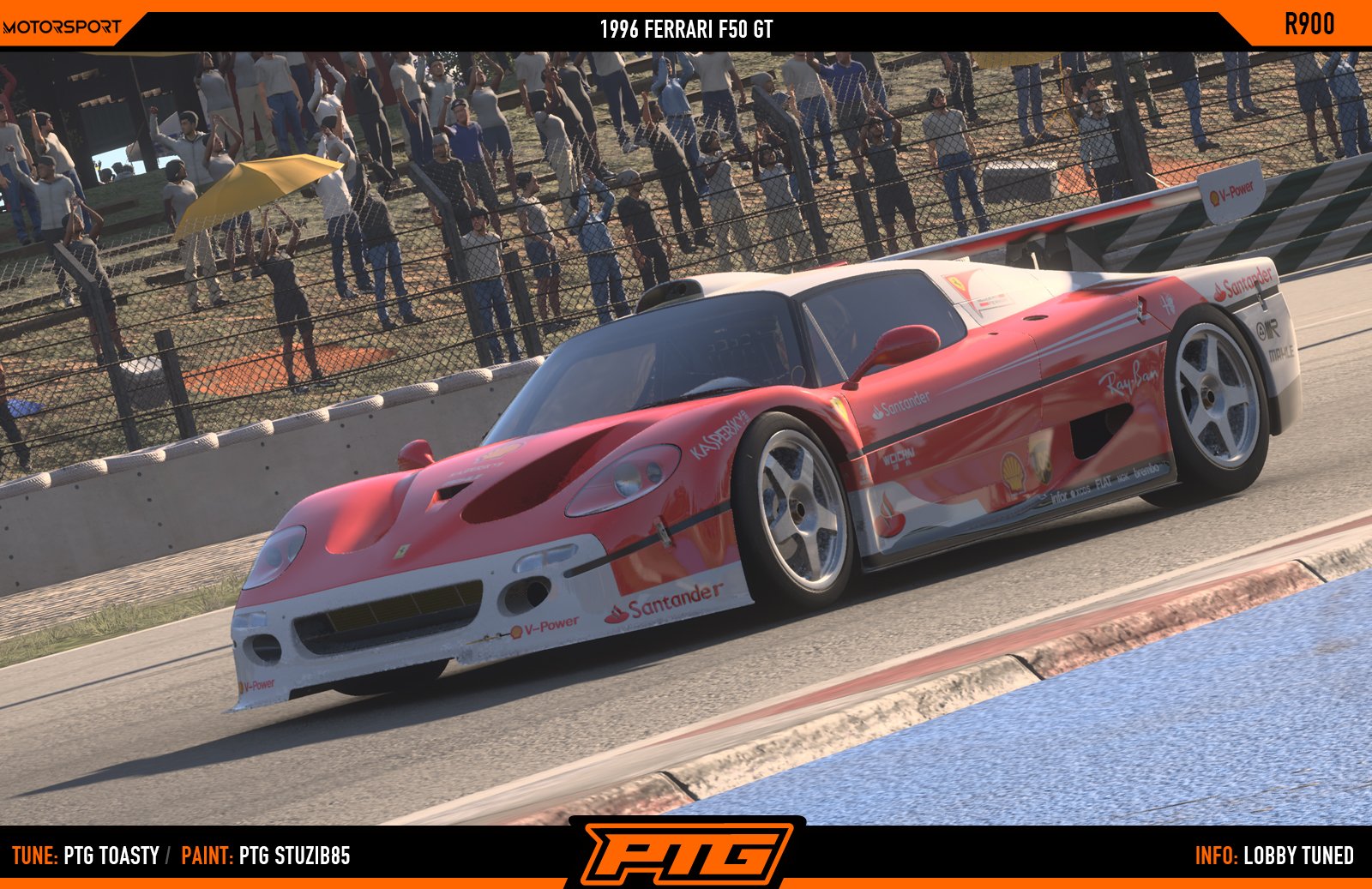 Pendulum Tuning Garage X If your heading out on the track this weekend then be sure to check out this week s releases We have a Ferrari F50 GT tuned by PTG Toasty