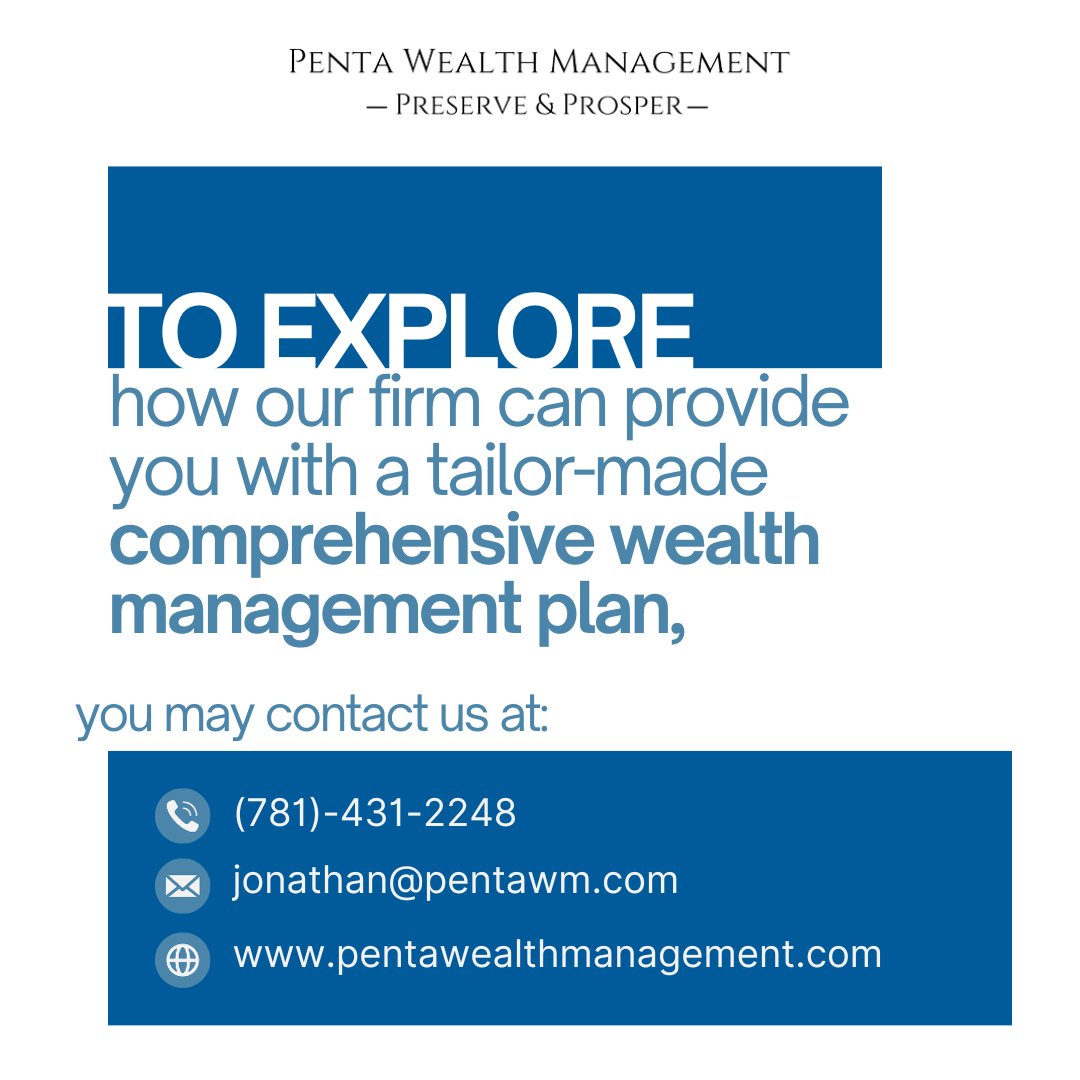 PentaWealthM's tweet image. Work with a team of experts to evaluate all the aspects of your financial situation, visit pentawealthmanagement.com to learn more.

#PentaWealthManagement #ClientFirstApproach #BusinessGrowth #Investing #Entrepreneur #BusinessOwner